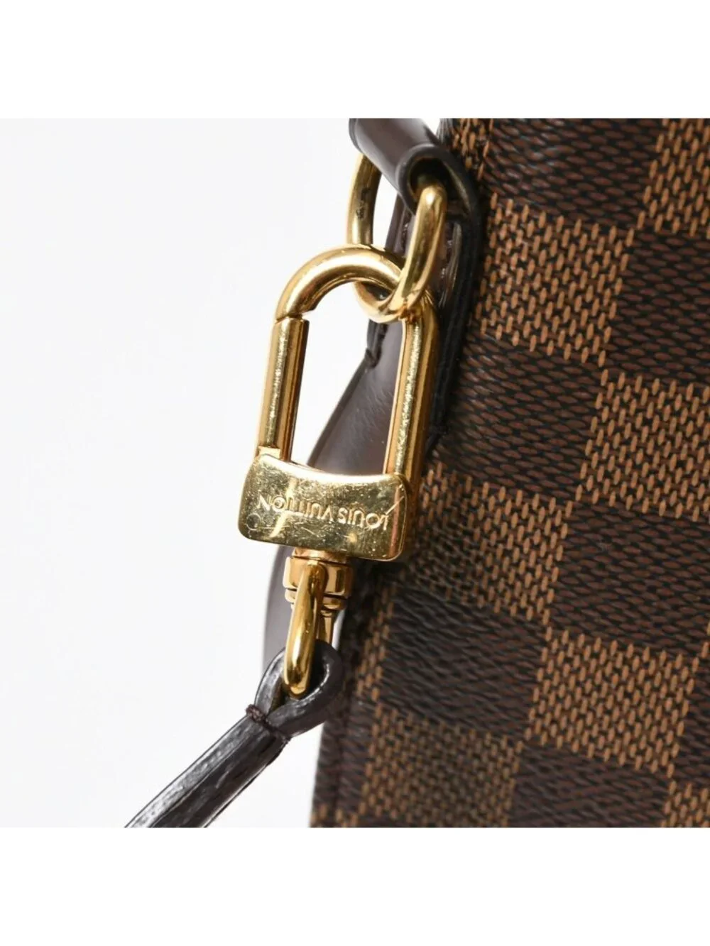 Louis Vuitton Sienna PM Handbag Leather Brown Gold